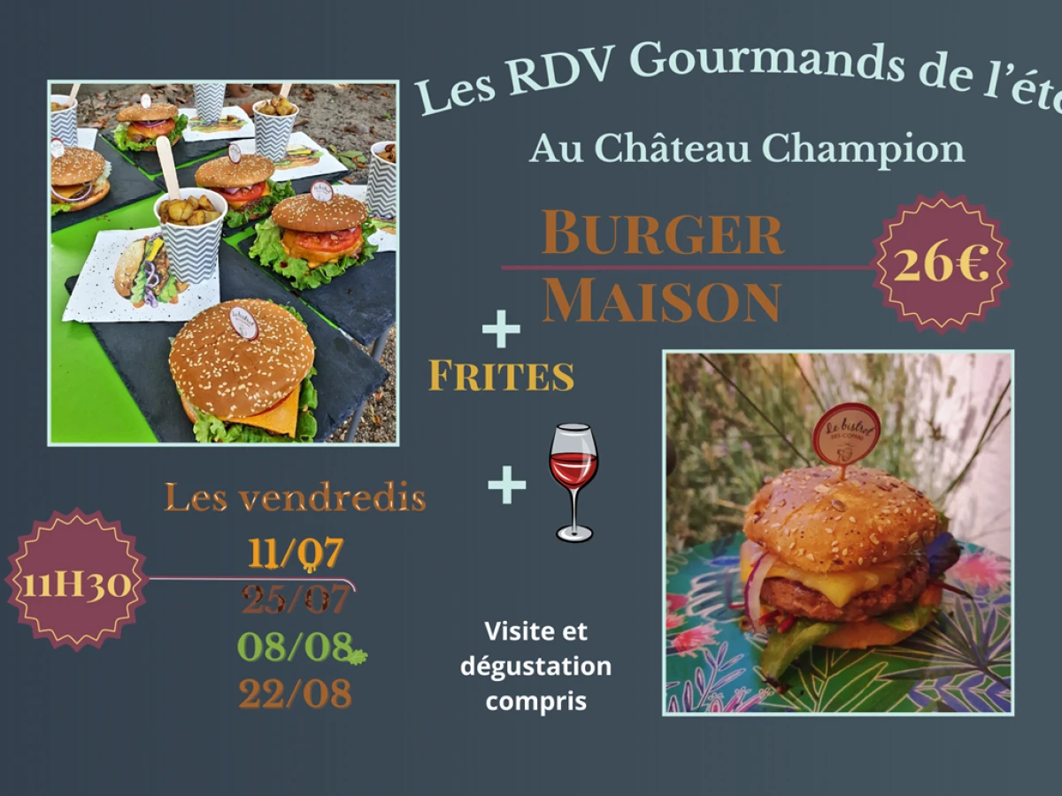 RDV gourmand de l'été / Le Burger - Vignerons Indépendants