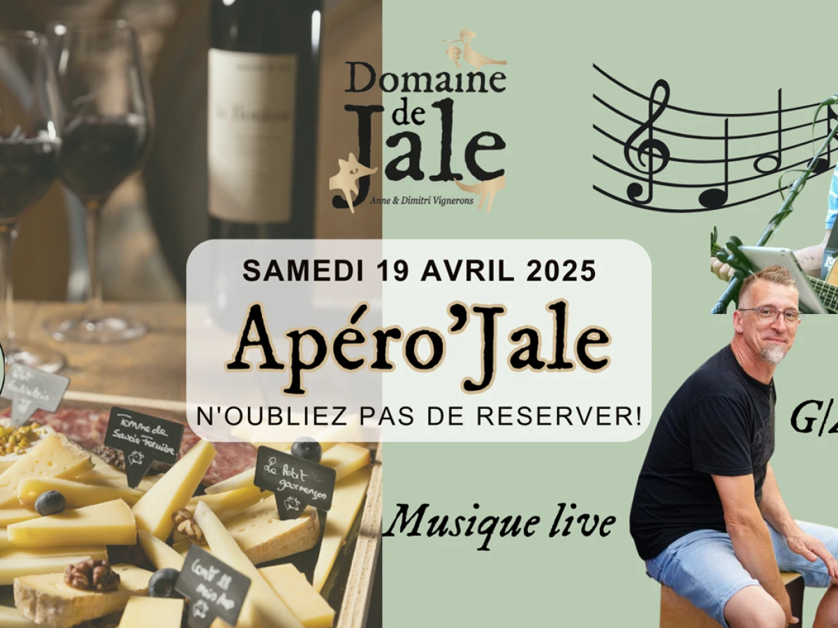 Soirée Apéro'Jale Vin & Fromages  19 avril 2025 - Vignerons Indépendants